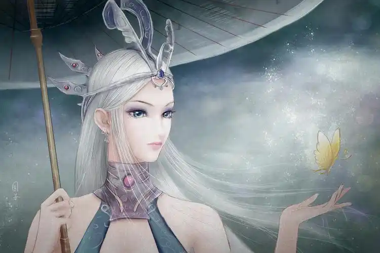 yuanzi·画·雪女·秦时明月 调色版