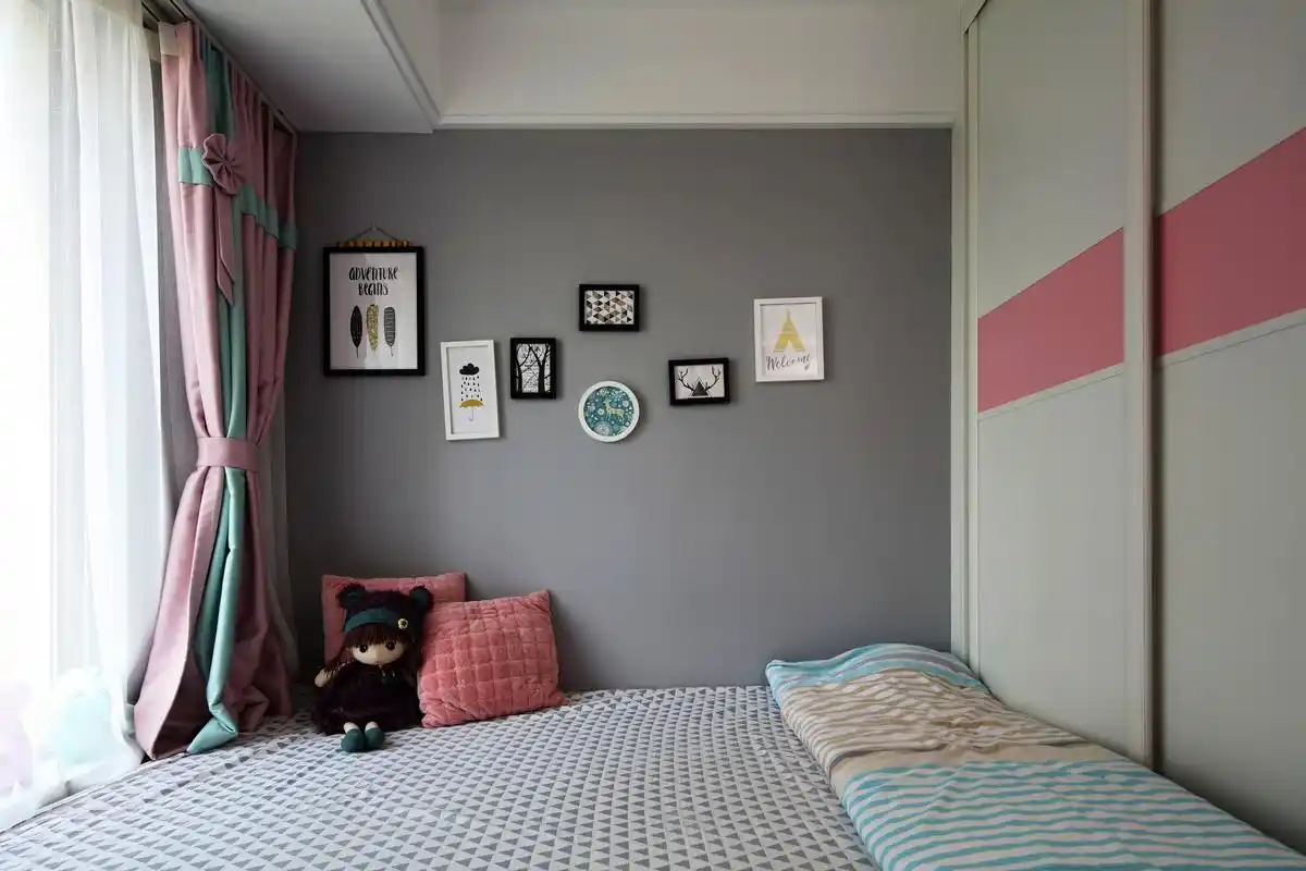 现代北欧二居儿童房装修效果图