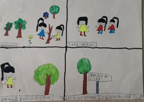 湘教版美术二年级下册第15课:四格画