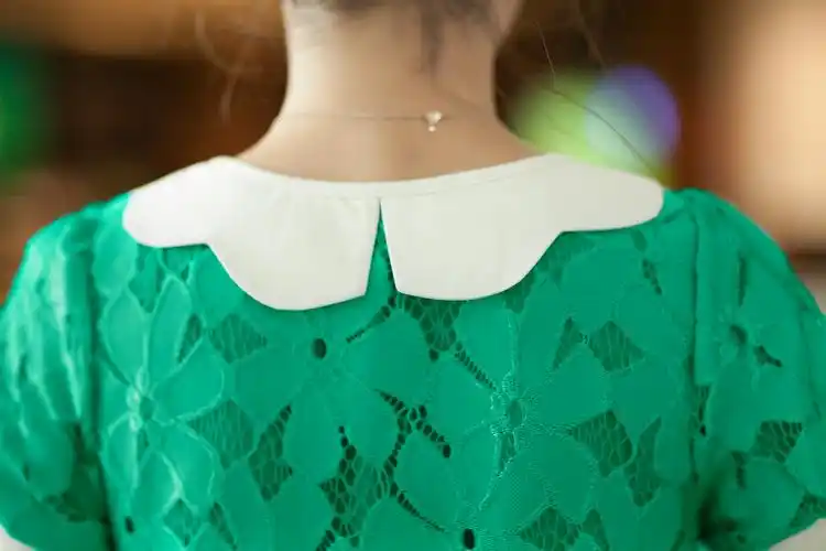 蕾丝中长款雪纺衫花瓣领2013夏装专柜正品