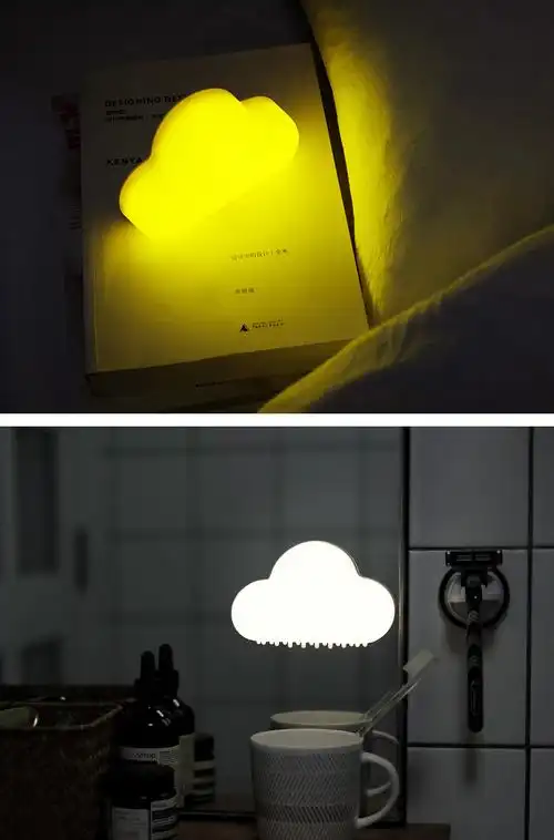 夜光灯晚上自动亮光控小夜灯天黑即亮微光小夜灯智能人体感应夜灯