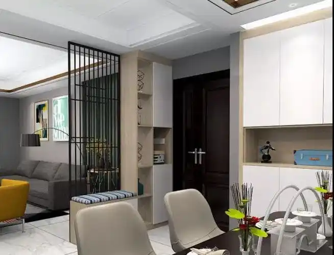 进门就是客厅餐厅,如何设计?