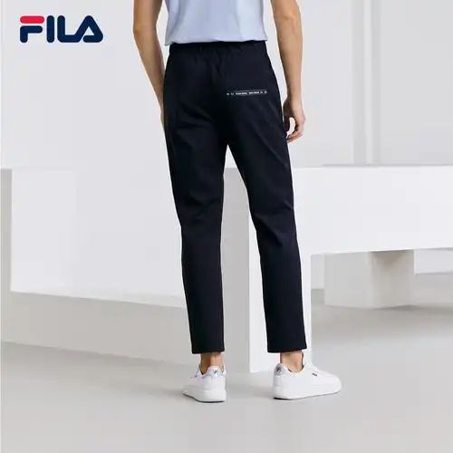 fila斐乐官方男裤针织长裤2021冬季新款直口裤休闲裤运动裤弹力裤