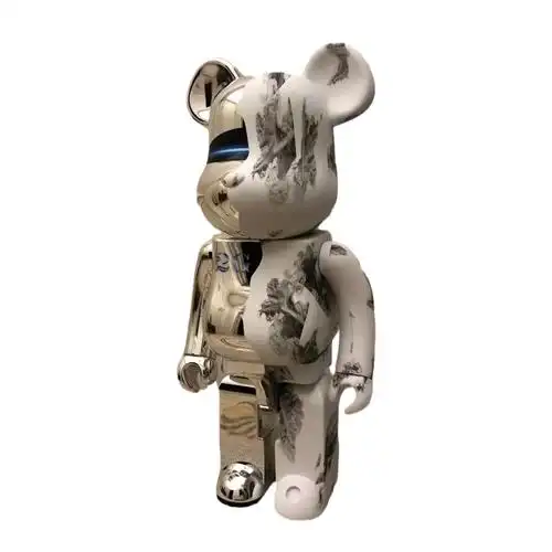 bearbrick100%熊暴力熊摆件400%积木熊公仔手办联名潮流玩偶盲盒