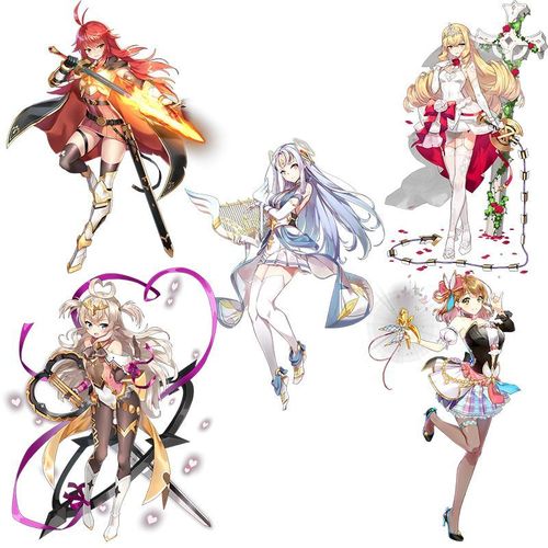 epic seven第七史诗热门游戏角色贴纸pvc防水自粘车贴电脑贴墙贴