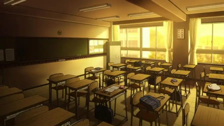 动漫校园场景,图片大全,高清,图库-回车桌面