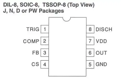 ucc2807dtr-1芯片原装规格参数及引脚功能图_应用_控制_电流