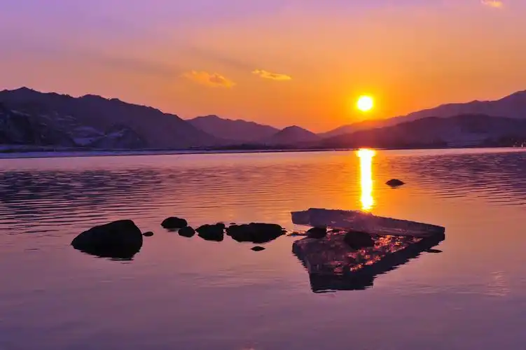 日落图片自然风景晚霞落日日落