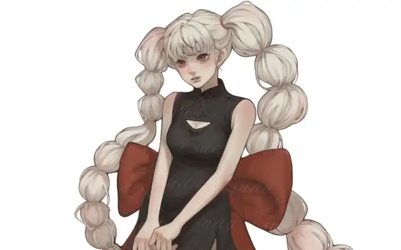 全身立绘绘画过程分享