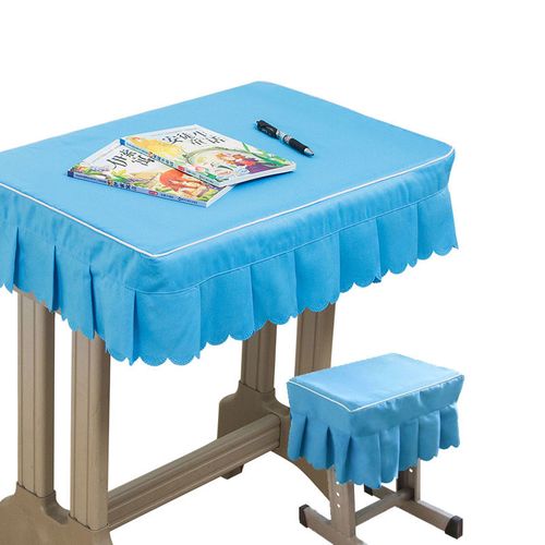 桌布课桌小学生中学生学校蓝色书桌绿色学生桌罩桌布