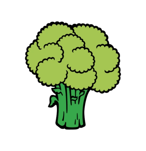 卡通西兰花图片