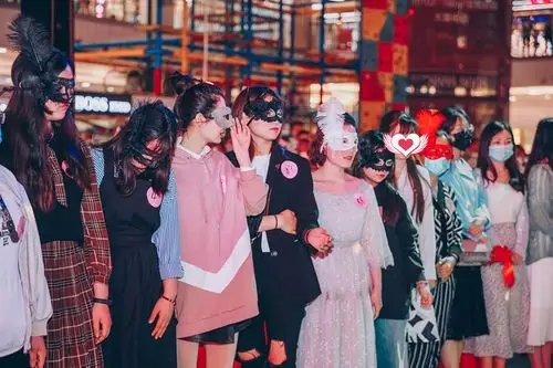 宝龙广场&盐城123网520单身男女假面舞会圆满落幕!