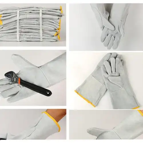 册宣电焊手套耐高温防烫长短款耐磨焊工隔热电焊手套