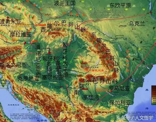 匈牙利大平原是多瑙河以东,地势比较平坦区域,大部在匈牙利境内,延伸