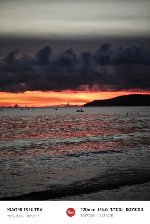 份浪漫~评论区来分享一张你拍到过最好看的日落照片#小米手机拍的