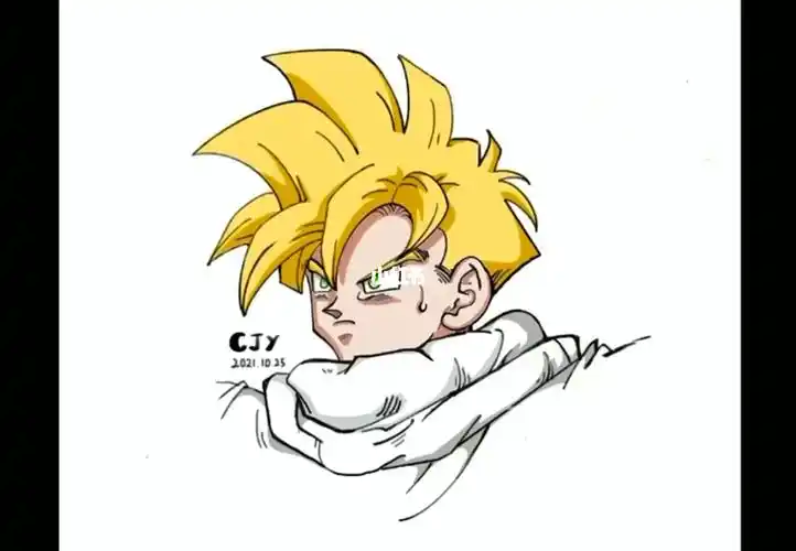 我的绘画成长史  #全球宅家画画打卡  #人物手绘  #七龍珠  #孙悟