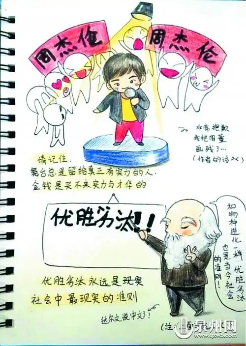 【东南早报】华大女生绘励志漫画获点赞