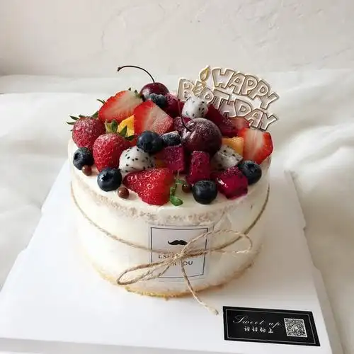 简单爱_yj7d做的水果蛋糕