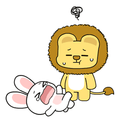 小白兔打滚耍赖可爱gif动图_动态图_表情包下载_soogif