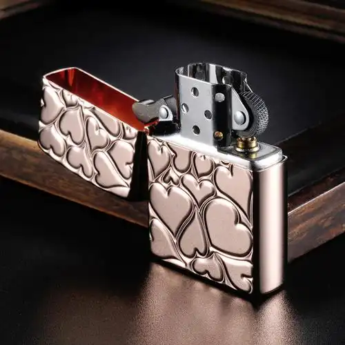 打火机满天爱心芝宝满满的爱人心情人zippo金满天玫瑰zippo