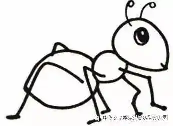 动物搬食物的简笔画