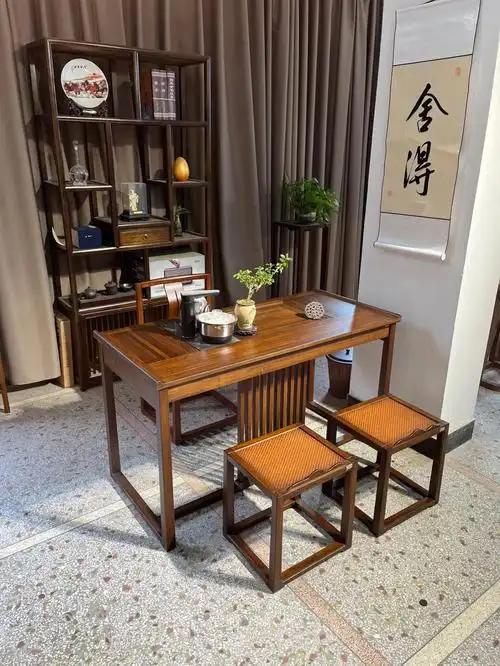 128米国潮风阳台小茶桌禅意风茶台