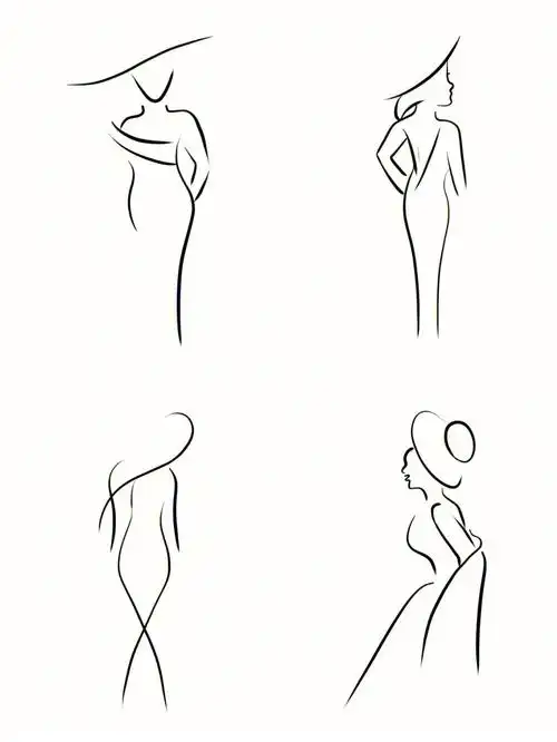 速写简笔画控笔练习线条画的魅力