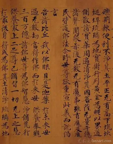 敦煌经书《隋朝书《妙法莲华经卷》》 高清下载