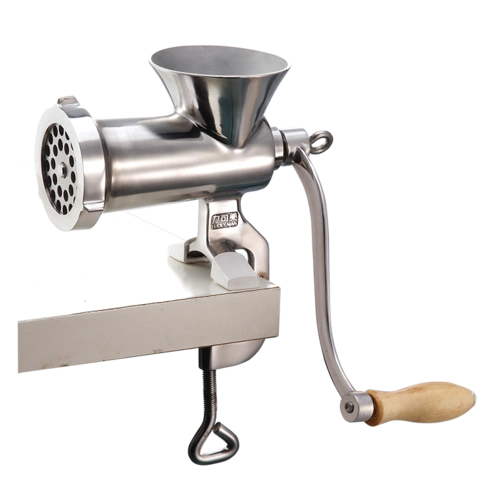 力可美绞肉机家用手动不锈钢10号手摇碎肉菜机灌香肠大号商用包邮