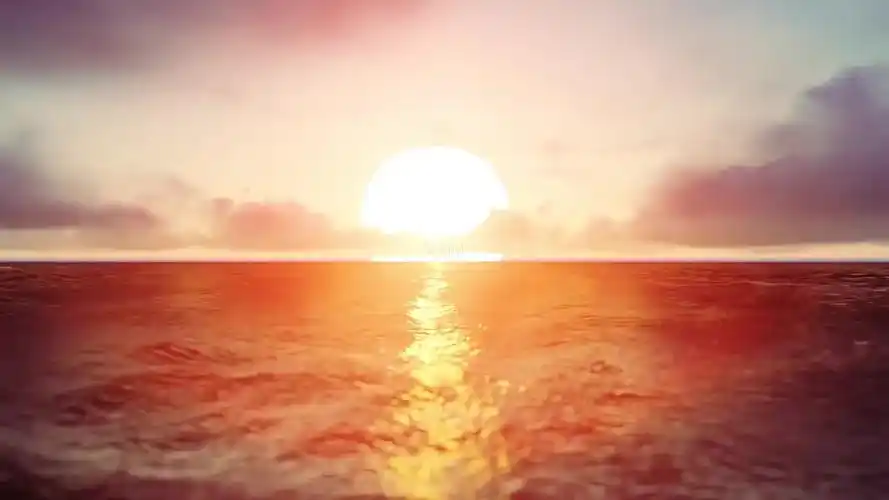 美丽夜晚到日出大海1080p_1920x1080_高清视频素材下载(编号:1668378)