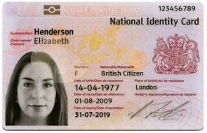 英国身份证