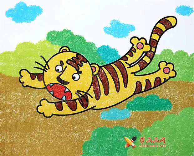 首页 儿童画 儿童油画棒导读:         儿童画老虎,动物类儿童油画棒