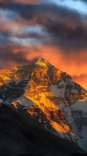 世界之巅的珠穆朗玛峰