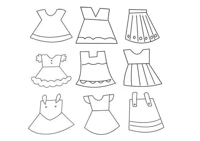 裙子简笔画 裙子简笔画图片大全