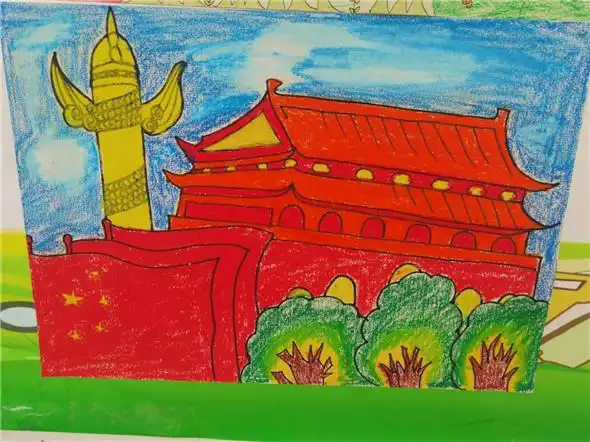 滨河淮外童心向党绘赞祖国
