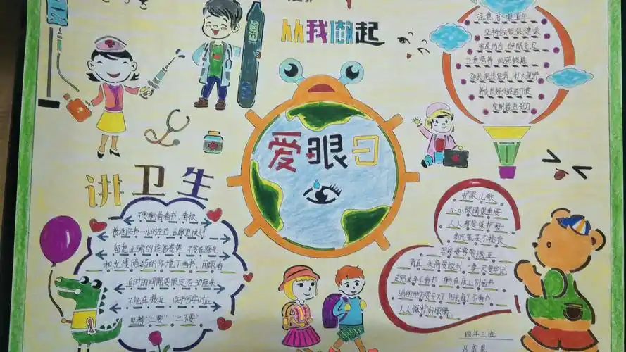 四年三班《爱眼海报》