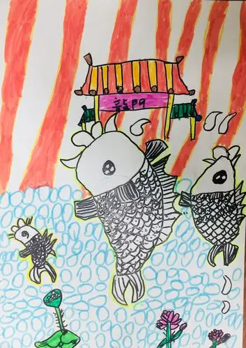 《鲤鱼跳龙门》