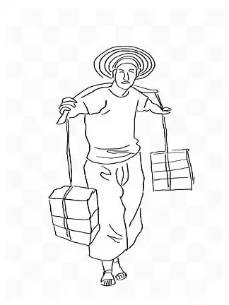 【挑扁担的老爷爷】图片免费下载_挑扁担的老爷爷素材_挑扁担的老爷爷