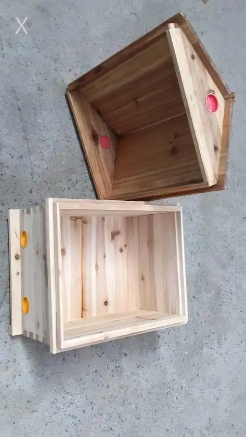 中蜂蜂箱标准十框新款斜顶蜂箱煮蜡土蜂双王蜜蜂箱养蜂工具