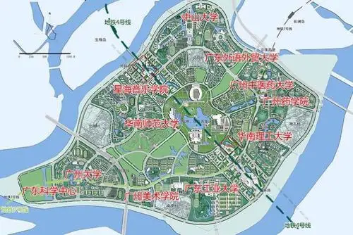 大学城整体布局