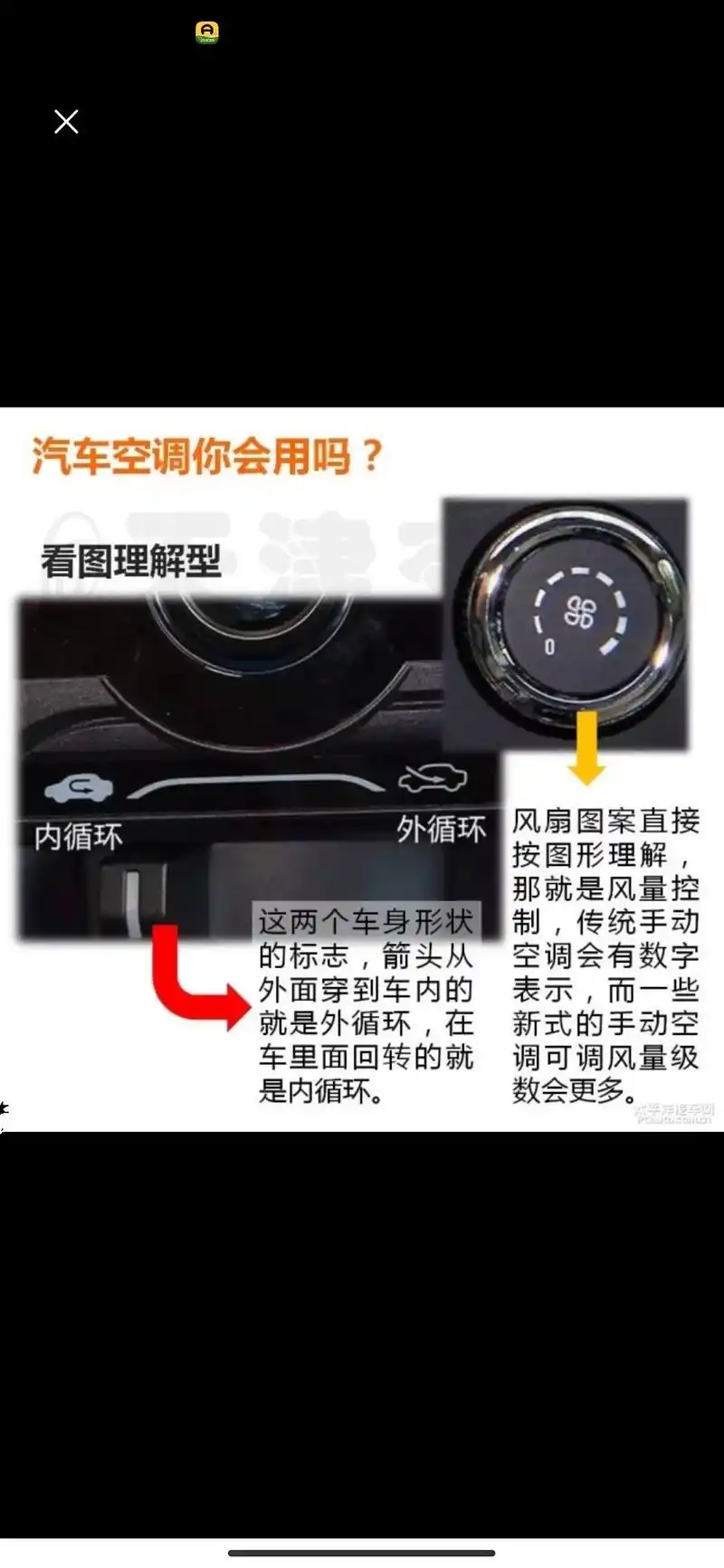 汽车空调的使用方法