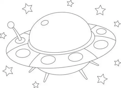 宇宙飞船简笔画