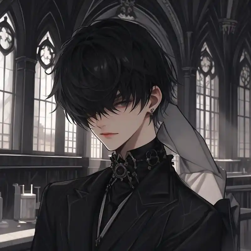 94哥特风蒙眼头像,神秘又酷炫97 探索哥特风的神秘世界,这组蒙眼