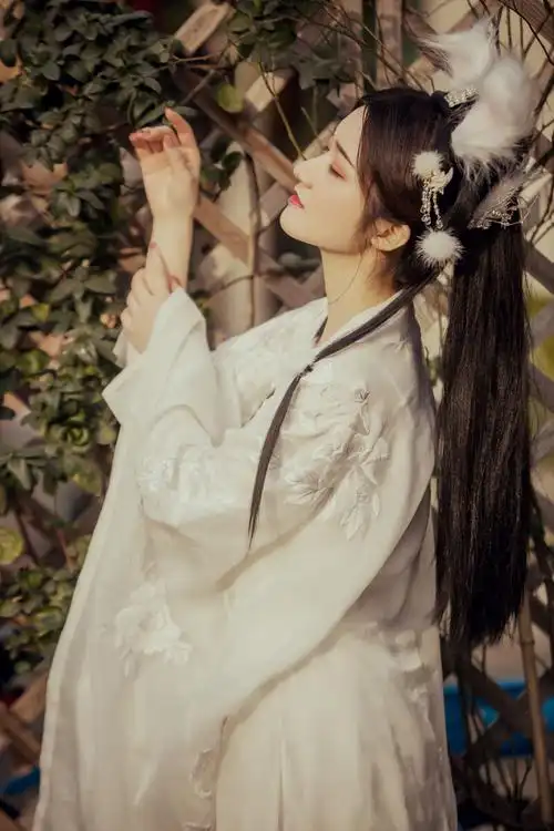 汉服小姐姐侧脸文艺