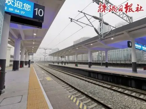 刘姝琪 摄作为长株潭城际铁路配套项目之一的株洲火车站改造工程项目