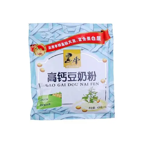 黑牛高钙豆奶粉428g1袋健康营养即食早餐冲饮含乳饮料