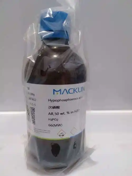 % in h2o   次亚磷酸