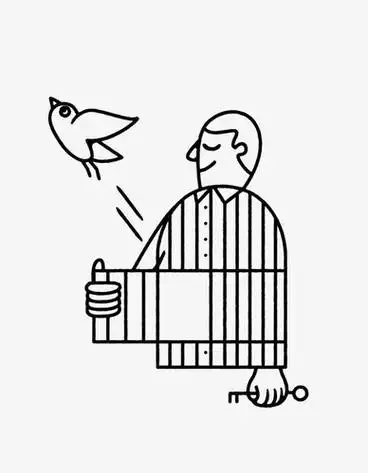 strong>牢笼简笔画 /strong>黑白