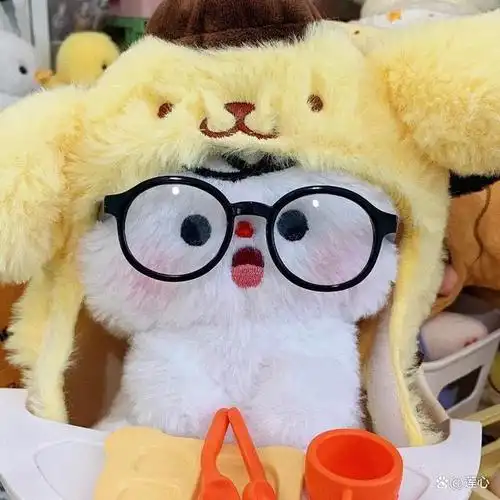壁纸头像 可爱占领的微信毛绒玩偶头像 多人团体宿舍小甜饼头像