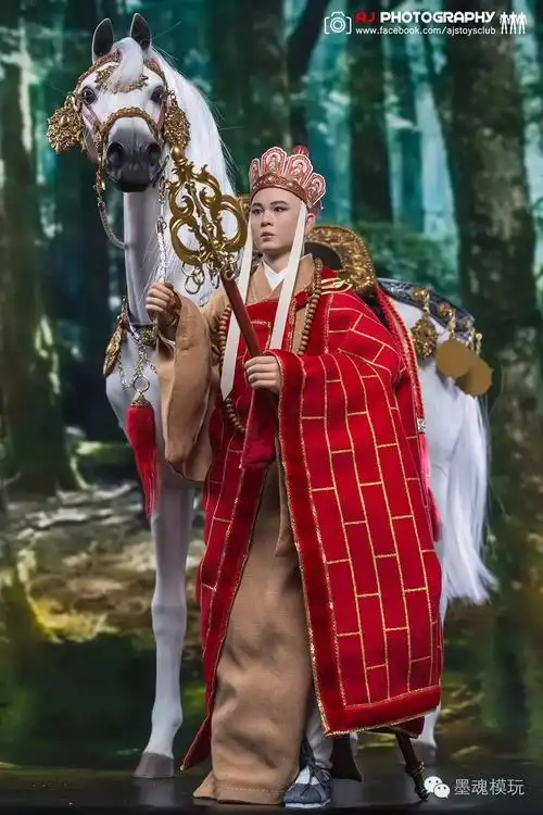 美图开箱inflamestoys16西游记唐僧唐三藏白龙马套装